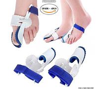 PEDIMEND™ Big Toe Bunion Straighteners | Bunion Corrector and Bunion Splint | Hallux Valgus Foot Pain Relief | for Men & Women | Foot Care (2PAIR - 4PCS)