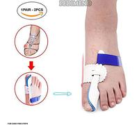 PEDIMEND Bunion Relief Big Toe Protectors | Perfect Support for Bunion | Reducing The Tendency Toward Bunion Formation | Unisex | Foot Care (Adjustable Bunion Splint, 1PAIR - 2PCS)