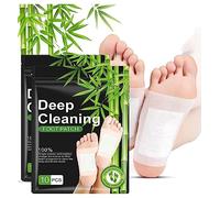 Pedimend Detox Foot Patches Natural Detox Foot Pads Deep Cleansing for Impurity Removal & Deep Sleep,with Bamboo Vinegar and Ginger,Relaxation Enhance Blood Circulation (Bamboo/Ginger, 20 Pack)