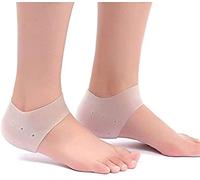 PEDIMEND Gel Heel Protectors for Plantar Fasciitis, Heel Compression Socks, Cracked Heel Protectors Cushion, Absorb Shock Foot Care - For Men and Women (2, Cracked Heel Foot Cushion - PAIR)