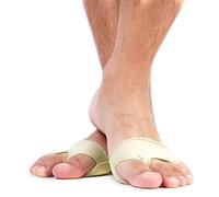 Pedimend Metatarsal Foot Pads - Forefoot Cushions Covers Metatarsal - for Big & Little Toe Overlap - Fabric Gel Metatarsal Pads - Foot Care (Fabric Gel Metatarsal Pads, 3PAIR - 6PCS)