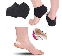 PEDIMEND™ Silicone Gel Back Heel Liners + Fabric Heel Socks Wraps with Holes (3PAIR - 6PCS) | Heel Protectors to Prevent Blisters & Cuts | Perfect Support for Your Feet Arches | Unisex | Foot Care