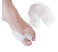 PEDIMEND™ Silicone Gel Bunion Protector with Toe Separator | Single Loop Bunion Spacer | Double Loop Toe Separator | Tailor's Bunion Pad | Unisex | Foot Care (Toe Separator)