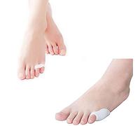 PEDIMEND Silicone Gel Pinkie Toe Protection Guard + Soft Silicone 2 Holes Orthotics Bunion Toe Straightener (3PAIR - 6PCS) | Protects the Pinkie Toe | Valgus Corrector | Unisex | Foot Care