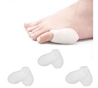 PEDIMEND Silicone Gel Tailor's Bunion Protector Sleeve - Helps to Prevent The Bunionette - Little Toe Protector - for Men & Women - Foot Care (Pinky Toe Separator, 3Pairs - 6PCS)