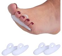 PEDIMEND™ Silicone Gel Toe Crest Helps Cushion and Support Hammer, Claw and Mallet Toes (2PAIR) | Flexible Toe Loop Easily Fits Over Toe | Washable & Re-Usable | Unisex | Foot Care