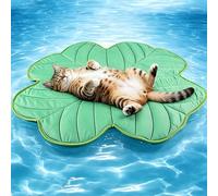 Pedobi Cooling Mat for Dogs, Dog Cooling Pad Bed, Q-MAX>0.45- Lightweight, Durable & Breathable Pet Throw for Sofa, Car and Furniture Protector, Reversible Design, 32"x32", Four-Leaved Clover