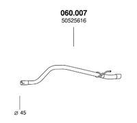 PEDOL 060.007 Pipe Connector, exhaust system