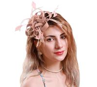 Pedometer clip fascinators for women, chapeaux de fête de thé, couvre-chef de mariage, couvre-chef de mariée running headband for women (one size)