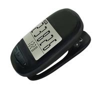 Pedometer Clip - Portable Digital Walking Pidometer, Step Tracker with Clock Function | Fitness Odometer, Accurate Distance Calorie Counter, Exercise Timer for Doing