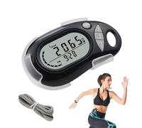 Pedometer for Walking, Pedometer with Clip, Simple Step Counter with Large Digital Display - Step Tracker, Removable Clip for Men, Women, Children, Adults and People
