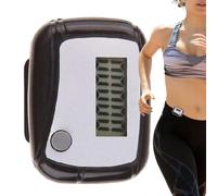 Pedometer for Walking, Portable Activity Counter | Walking Pedometer with Step and Distance Measurement in Km - for Running, Hiking, Travel, Daily Travel, Gym, Seniors