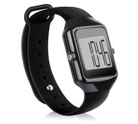 Pedometer for Walking, Simple 3D Step Counter for Walking with Steps and Time Modes for Men Women Adults Seniors, Black