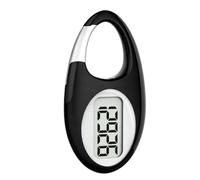 Pedometer for Walking - Simple Digital Portable Step Counter with Carabiner Clip, Accurate Step Tracker for Fitness Running Hiking Jogging Exercise Health Activity Monitoring | Lightweight Portable Wa