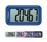 Pedometer for Walking Steps, 3D Accurate Simple Pedometer, Step Counter for Men Women Seniors, Step Tracker with Clip Lanyard, Blue