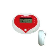 Pedometer for Walking Steps and Miles Heart Shape Digital LCD Display