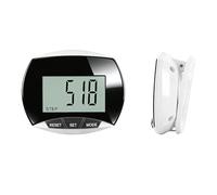 Pedometer Step Counter with 3D Sensor, Simple Walking Pedometer with Large LCD Display, Accurate Step Counter for Walking for Kids Adults Seniors, Easy-Use Fitness Tracker (Black)