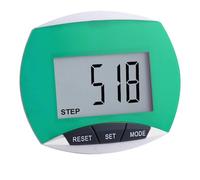 Pedometer Step Counter with Calories Burned and Distance Counting Small Portable Walking Running Pedometer Easy to Use Step for Adults Kids Old Man Green Counter