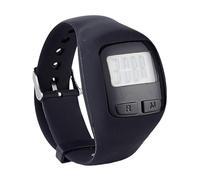 Pedometer Watch Step Counter for Boys Girls Walking,black 240x20mm | silicone and pp wristband,counts steps up to 99,measures calories 0-999.9 KCAL,tracks distance 0-999.99 KM/Miles