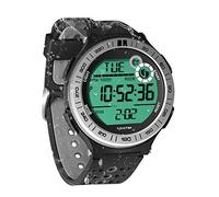 Pedometer Wrist Watch Men's Underwater Watch Diving Watch 10 ATM Waterproof with Stopwatch Function and Alarm Clock, 12/24 Hour Format Selectable.