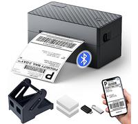 PEDOOLO Label Printer, Bluetooth Shipping Label Printer with Black Label Holder, 4x6 Thermal Printer for Shipping Packages, Compatible with Android, iOS, Windows, Mac, Chromebook, Amazon, Ebay, UPS