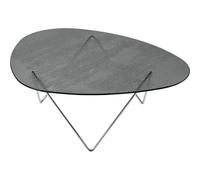 Pedrera Coffee Table Chrome/Smoke/Glass