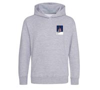Pedri Barcelona Icon Frame Kids Hoodie - Gray / 12-13 years
