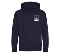 Pedri Barcelona Icon Frame Kids Hoodie - Navy / 9-11 years