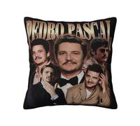 Pedro Actor Pascal Throw Pillow Covers Pillowcases 18x18 Inch Square Pillow Cover Decorative Cushion Cover
