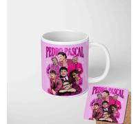 Pedro Pascal Collage Mug Celebrity Actor Fan Gift TV Movie Coffee Cup 11oz Ceramic Drinkware Home Office Decor Premium Print Dishwasher Safe
