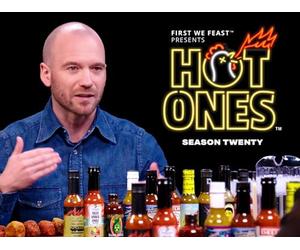 Pedro Pascal Cries From His Head While Eating Spicy Wings