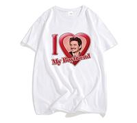 Pedro Pascal I Love ME Boyfriend Printed T-Shirt, Daddy is A State of Mind Graphic Tshirts. (L,White)