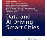 Pedro Ponce Data & AI Driving Smart Cities Paperback Book Pedro Ponce Multicolor
