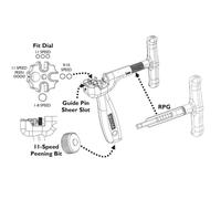 Pedro´s Multi Chain Rivet Extractor One Size Black