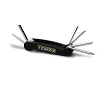 Pedro's Unisex Adult Folding Hex/Screwdriver Set - Black, N/A