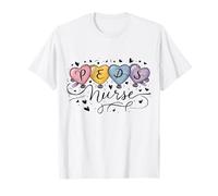 PEDS Nurse Heart Pediatric Nurse Nursing ER Cute Healthcare T-Shirt