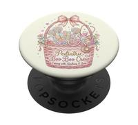 Peds Nurse Pediatric Nursing Healthcare Basket Medical PopSockets Adhesive PopGrip