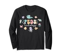PEDS Radiology Ocean Animal Pediatric Xray Animal Summer Long Sleeve T-Shirt