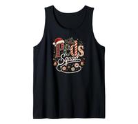 Peds Squad Christmas Vintage Pediatric Nurse Stethoscope Tank Top