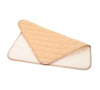 Pee Absorbing Mat Waterproof Khaki Polyester Fiber Non Slip Pet Cushion