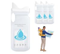Pee Bags - with Big Funnel Spill-Proof Container - 700ml Car Toilet Pee Bags for Camping | for Women Men Patient Car Traffic Jam Outdoor Hiking Picnic Home Hospital