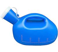 Pee Bottle， Urinals for Men - 2000mL Thick Plastic Mens Bedpan Bottle with Lid - Male Portable Pee Bottles - Travel Urine Collection Containers