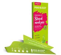 PEE BUDDY 10 Funnels Portable Female Urination Device | Disposable Female Urinal Funnel | Travel, Camping, Hiking and Outdoor Activities | Discreet and Compact Stand and Pee Funnel for Women