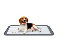 Pee Pad Holder, 62x42CM Silicone Puppy Pad Holder, Leak-proof Mat with 1.5CM Raised Edge, Non-Slip Puppy Potty Training Tray, Washable Floor Protector for Small Medium Dogs (62x42CM)
