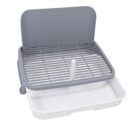 Pee Pad Holder, Mesh Removable Indoor Dog Potty Tray, Easy Cleaning Large Stable Structure Dog Training Toilet, for Medium Large Pets Puppy, 20x15.3x4inch