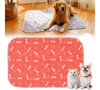 Pee Pads for Dogs, 2026 Upgraded Washable Puppy Pad with Pheromones, Pee Pad - Leak & Odor Proof, Non-Slip Base, Easy to Clean & Reusable for Home, Car, Travel (Red, XL: 70×100 cm)