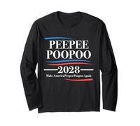 Pee Pee Poo Poo 2028 Peepee Poopoo Meme Long Sleeve T-Shirt