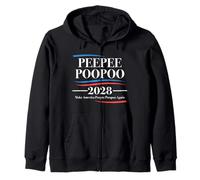 Pee Pee Poo Poo 2028 Peepee Poopoo Meme Zip Hoodie