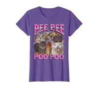 Pee Pee Poo Poo Funny Cat Meme Bootleg Graphic T-Shirt