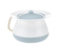 Pee Pot for Elderly - 18.5cm Portable Potty Bucket | with Lid and Handle Urine Bottles for Men Children, Adults, Women, Bedroom, Bedside, Car, Home, Camping, Road Trip